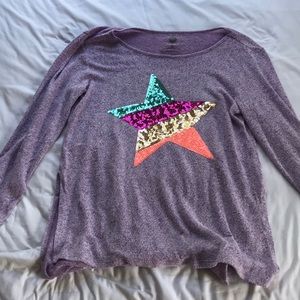 Girls Sequin Shirt